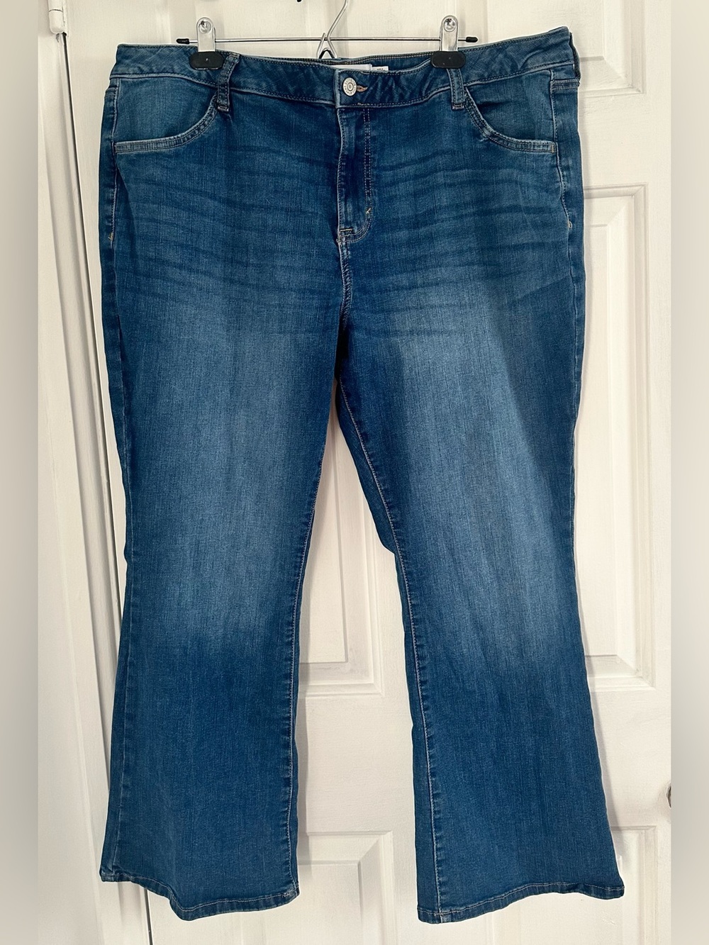 Sonoma Medium-Wash Boot-Cut Jeans, Size 18W Short